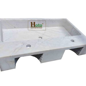 Sản xuất lavabo đá tự nhiên theo mẫu, bản vẽ.