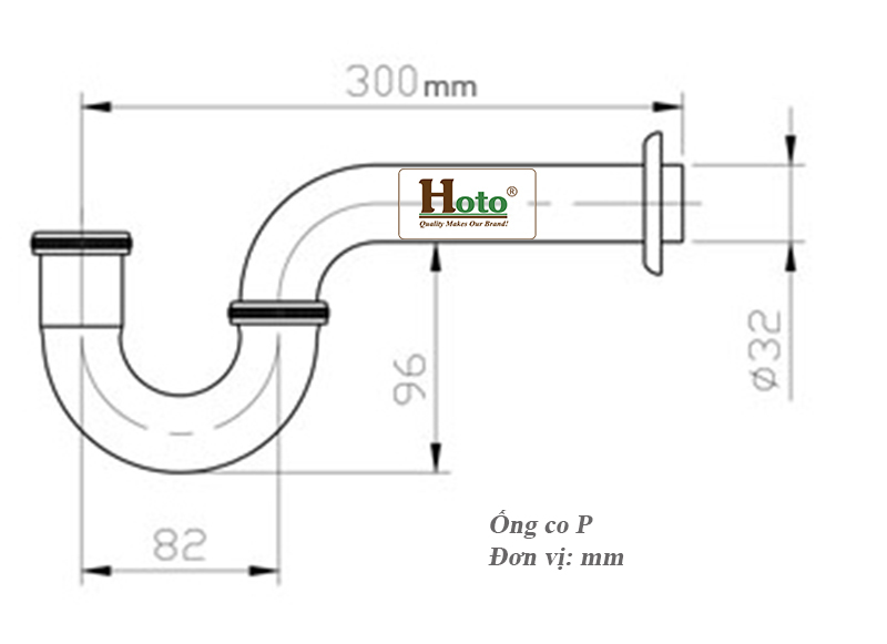 Thông số kĩ thuật bộ xả lavabo bằng đồng.