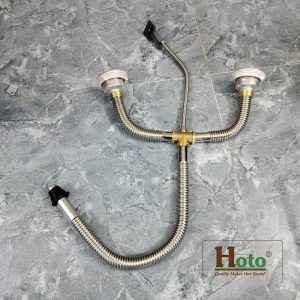 Bộ xả chậu rửa chén bằng Inox304 cao cấp sử dụng cho chậu đôi.
