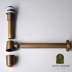 Bộ xả nước bằng đồng chống hôi cao cấp dùng cho lavabo, chậu rửa tay.