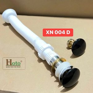 Bộ xiphong bằng nhựa nắp bằng gốm dùng cho lavabo, chậu rửa tay.