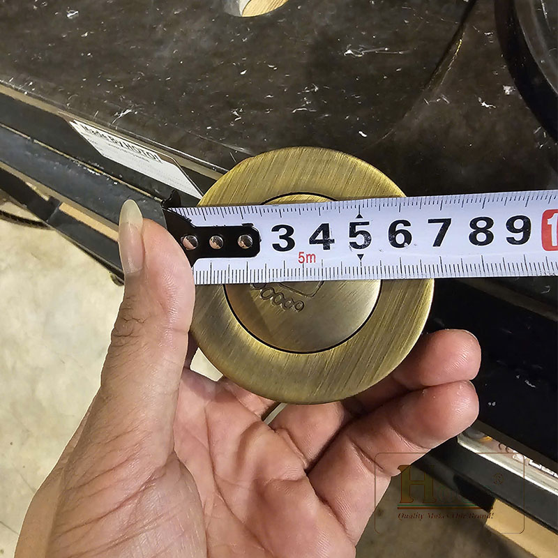 Thông số đầu xả bồn tắm bằng đồng.