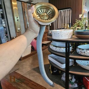 Bộ xả chậu rửa chén bằng đồng