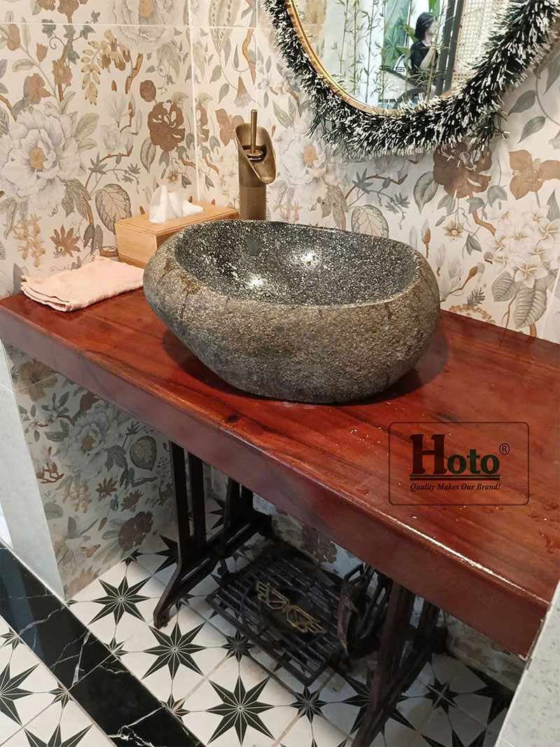 Bộ kệ gỗ me tây cao cấp kết hợp chân bàn máy may độc đáo.