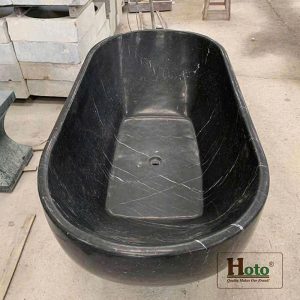 Bồn tắm bằng đá marble tự nhiên được làm từ đá nguyên khối với vẻ đẹp sang trọng, cao cấp.