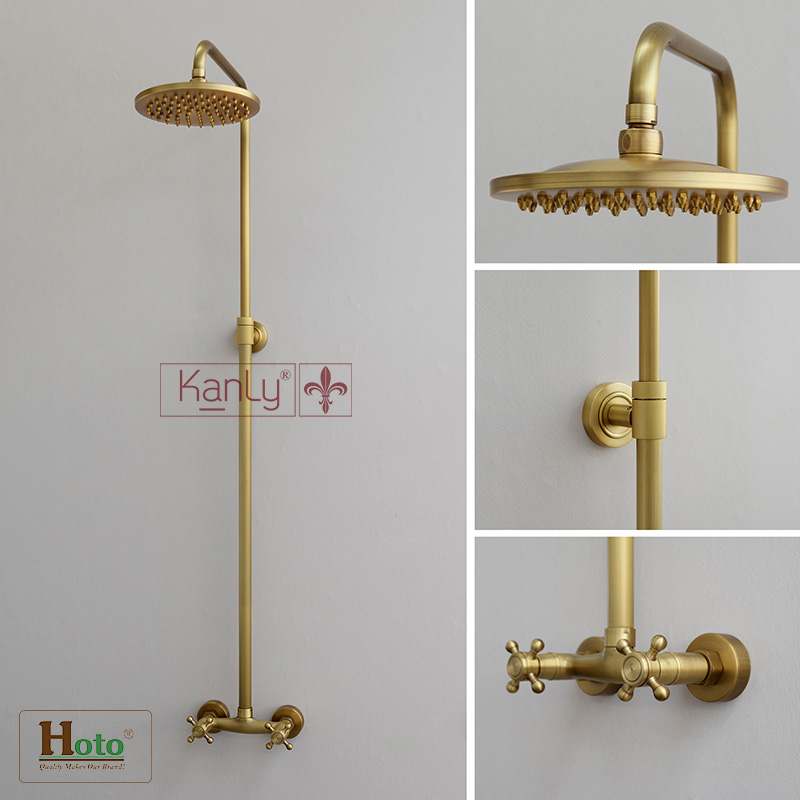 Sen tắm bằng đồng thau cổ điển sang trọng thương hiệu Kanly GCS03 chỉ sử dụng vòi hoa sen.