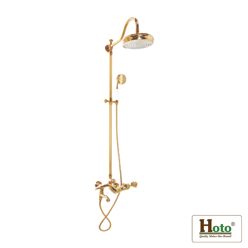 Sen tắm mạ vàng bằng đồng cao cấp EV-MV05 mang lại sự xa xỉ cho nhà tắm.